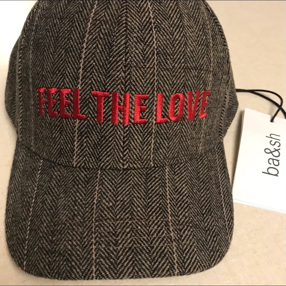 ba&sh FEEL THE LOVE baseball hat